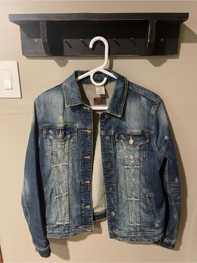 Grand River Distressed Blue Denim Jacket